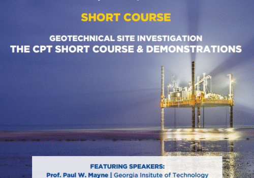 Professional Learning Opportunity: Geotechnical Site Investigation Short Course and Lecture